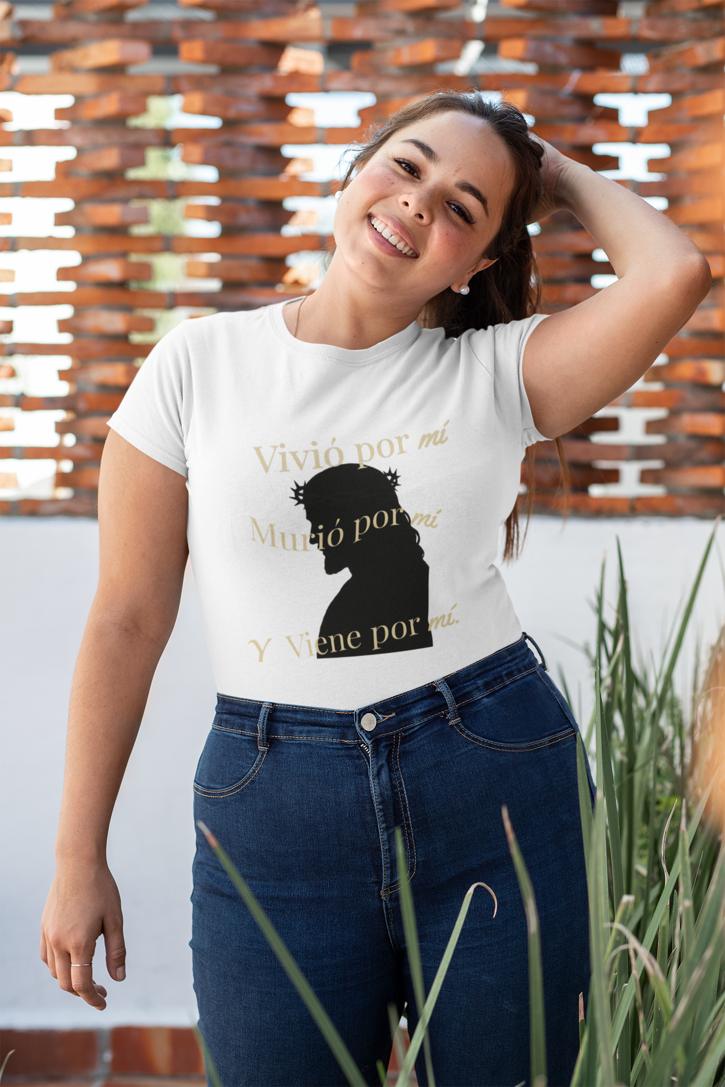 "Vivió por mí, Murió por mí y Viene por mí" Camiseta de Fe
