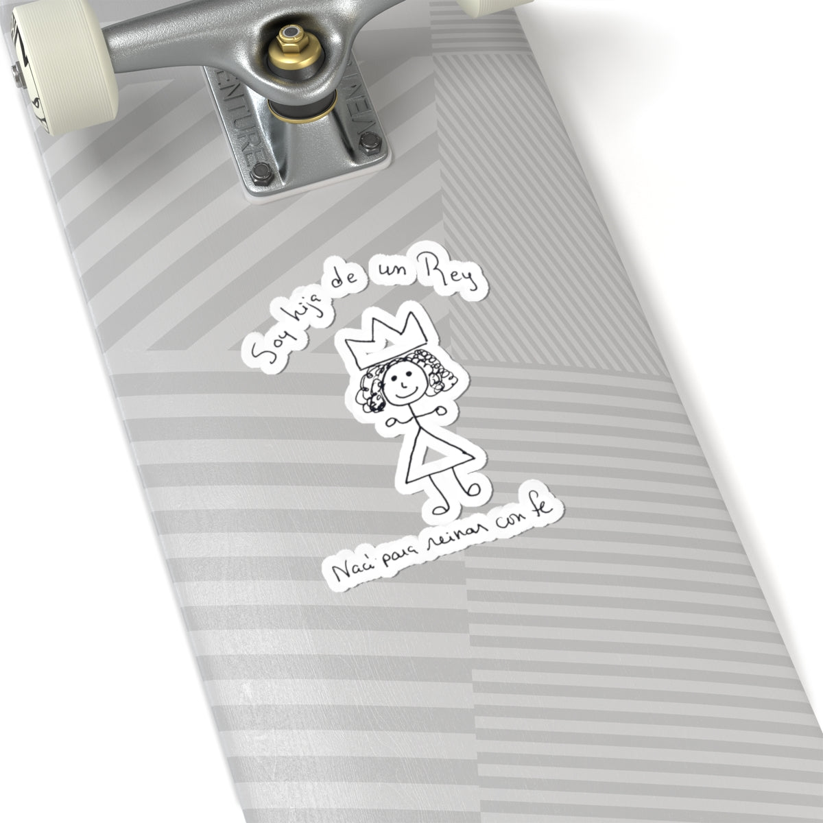 Sticker — “Soy hija de un Rey” Dibujada a mano