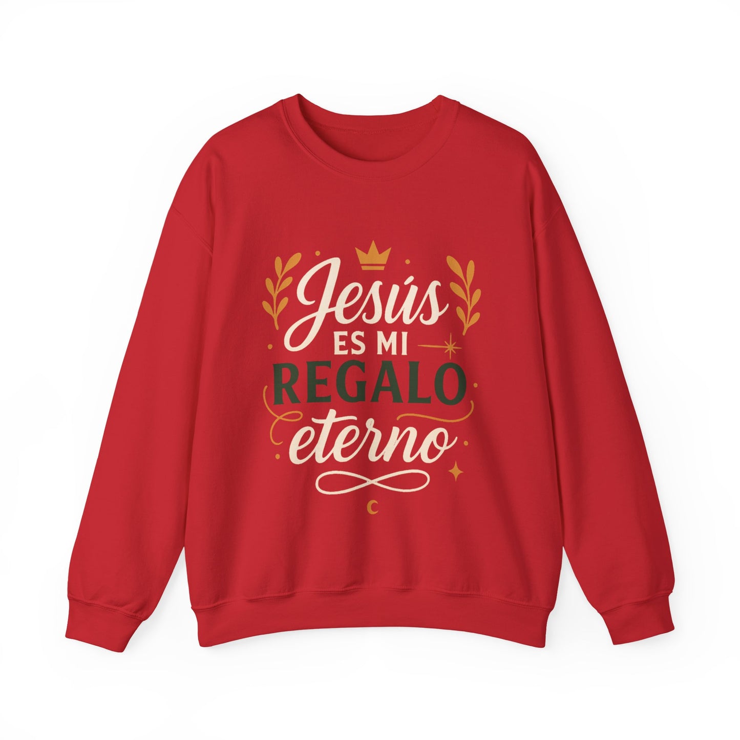 Jesús es mi regalo eterno Sudadera Cristiana Roja